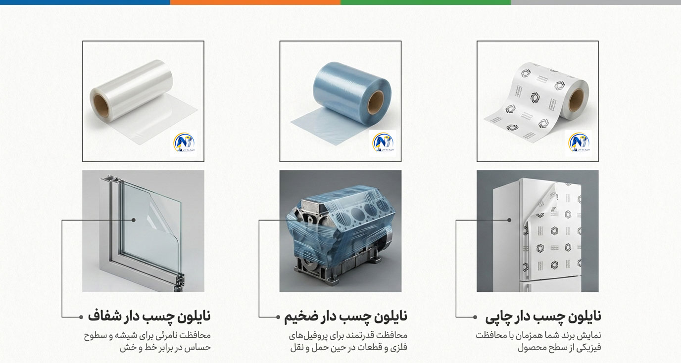 نایلون چسب دار